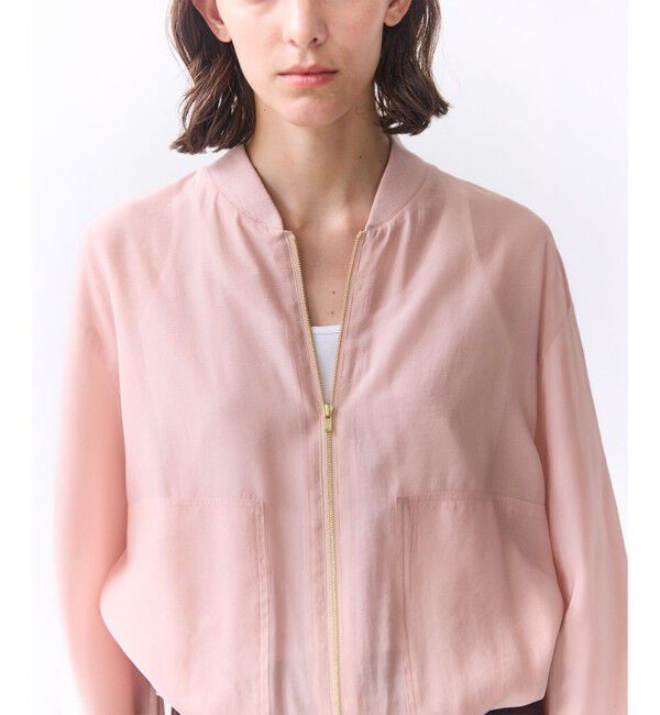 BEIGE,「SERAPHIN / ライトシアーギャザー ブルゾン」|ブルゾン・スタジャン|