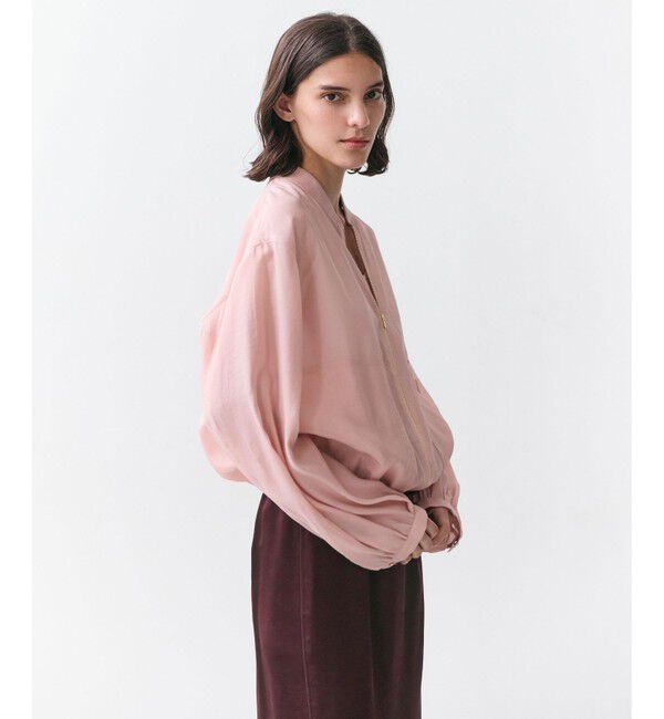 BEIGE,「SERAPHIN / ライトシアーギャザー ブルゾン」|ブルゾン・スタジャン|