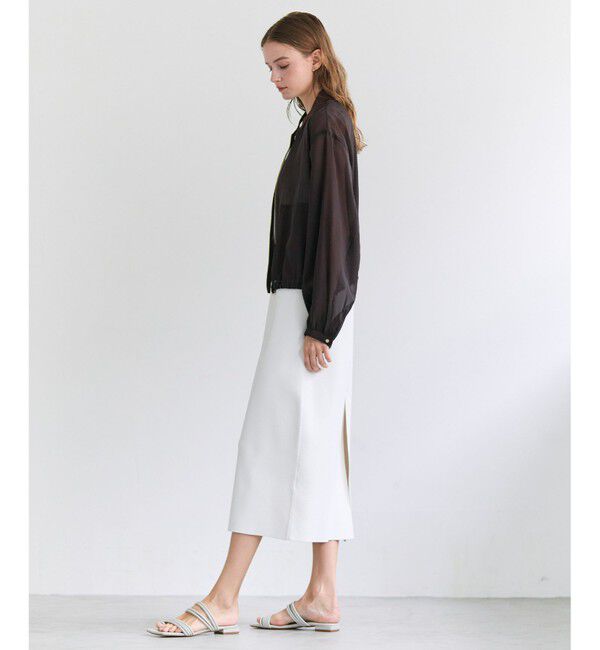 BEIGE,「SERAPHIN / ライトシアーギャザー ブルゾン」|ブルゾン・スタジャン|