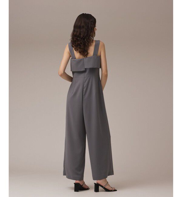 GRACE CONTINENTAL「フリルケープサロペット」|オールインワン|