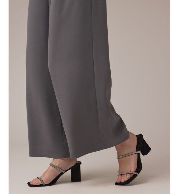 GRACE CONTINENTAL「フリルケープサロペット」|オールインワン|