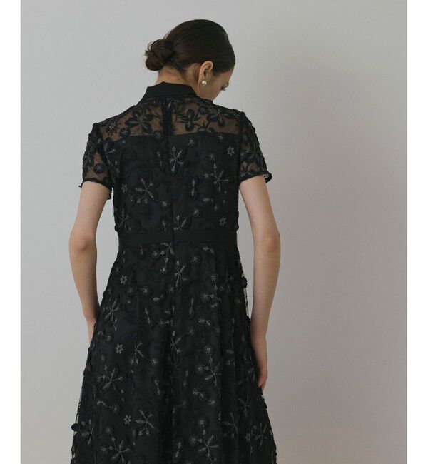 GRACE CONTINENTAL「フラワ－フレアドレス」|ドレス|