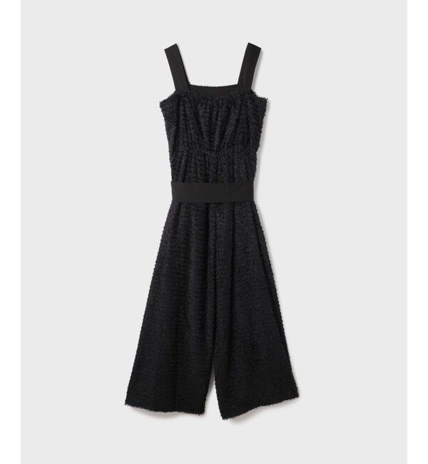 GRACE CONTINENTAL「カットジャガードサロペット」|オールインワン|