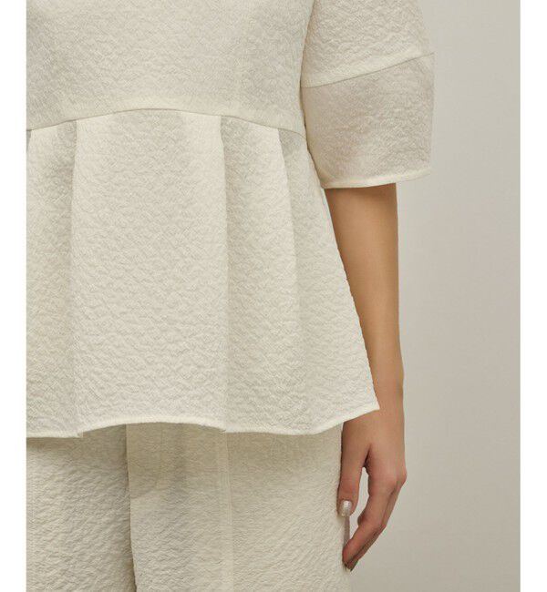 GRACE CONTINENTAL「オーガンジージャガードトップ」|その他|