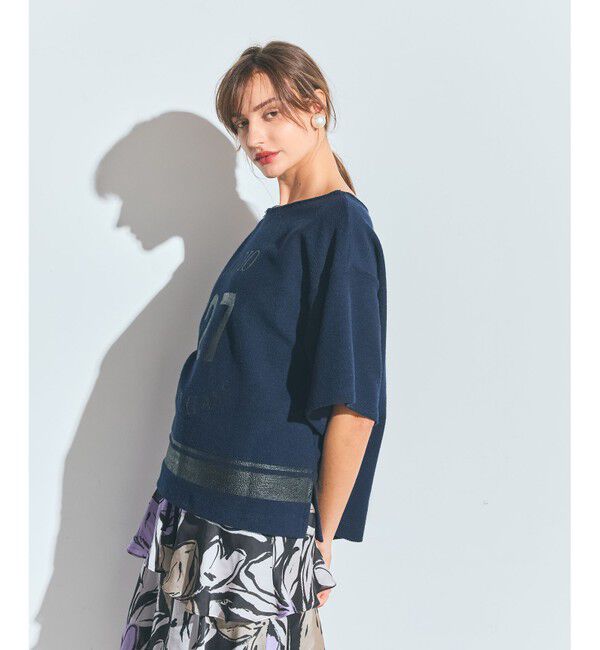 Grace Class「ナンバープリントループ裏毛トップ」|Tシャツ・カットソー|