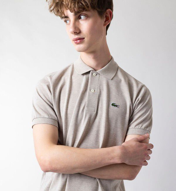 LACOSTE「『L1264』定番半袖ポロシャツ（杢糸）」|ポロシャツ|