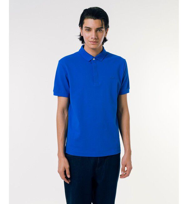 LACOSTE「『Le Paris Polo』レギュラーフィット　パリポロ 比翼ポロシャツ」|ポロシャツ|ブルー系その他