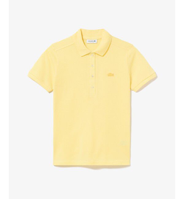 LACOSTE「スリムフィット ストレッチコットンピケポロシャツ（半袖）」|ポロシャツ|