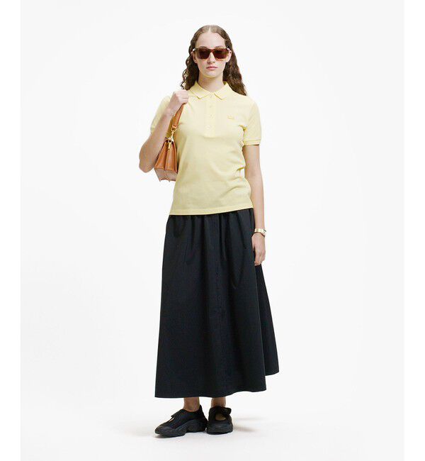 LACOSTE「スリムフィット ストレッチコットンピケポロシャツ（半袖）」|ポロシャツ|