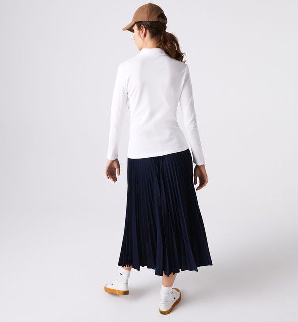 LACOSTE「ストレッチポロシャツ（長袖）」|ポロシャツ|