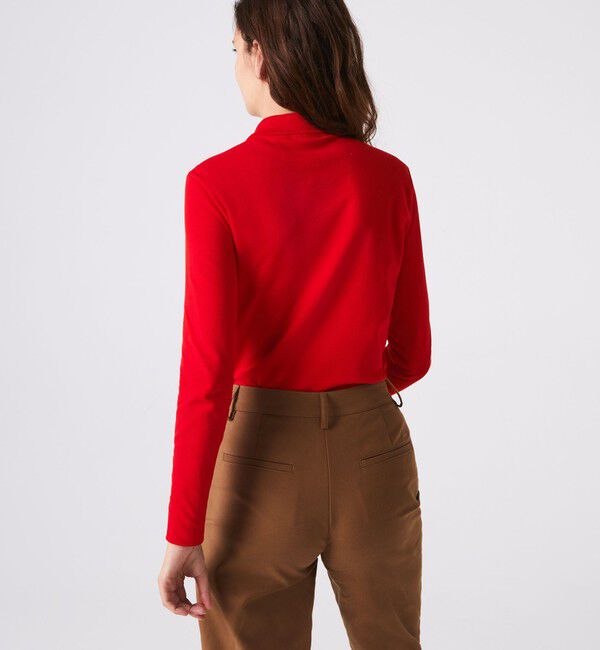 LACOSTE「ストレッチポロシャツ（長袖）」|ポロシャツ|