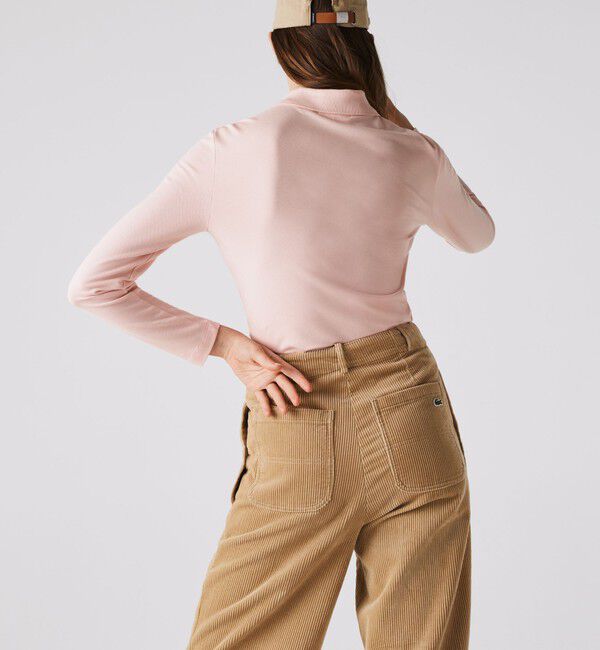 LACOSTE「ストレッチポロシャツ（長袖）」|ポロシャツ|