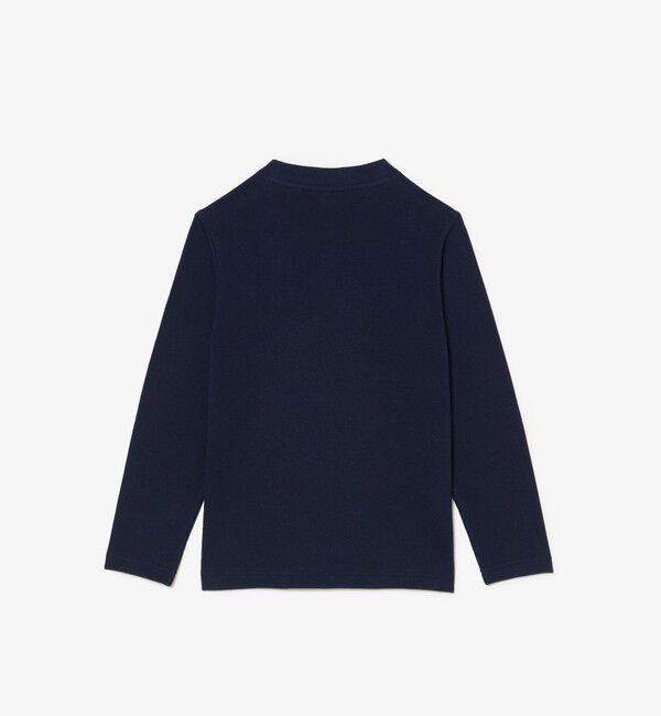 LACOSTE「JUNIORベーシックワニロゴパッチ長袖Tシャツ」|Tシャツ・カットソー|