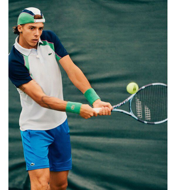 LACOSTE「配色パネルテニスポロシャツ」|ポロシャツ|