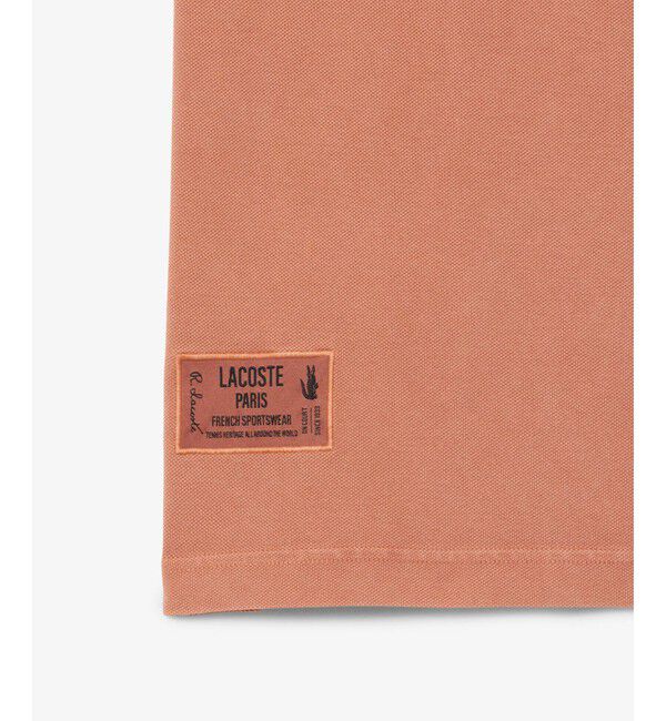 LACOSTE「L.12.12ウォッシュエフェクト」|ポロシャツ|