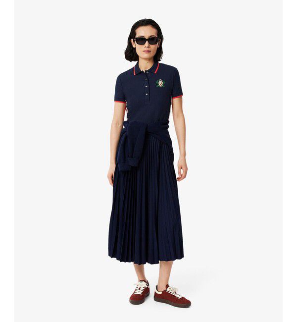 LACOSTE「サイドメッシュバンドポロシャツ」|ポロシャツ|