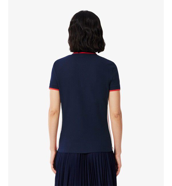 LACOSTE「サイドメッシュバンドポロシャツ」|ポロシャツ|