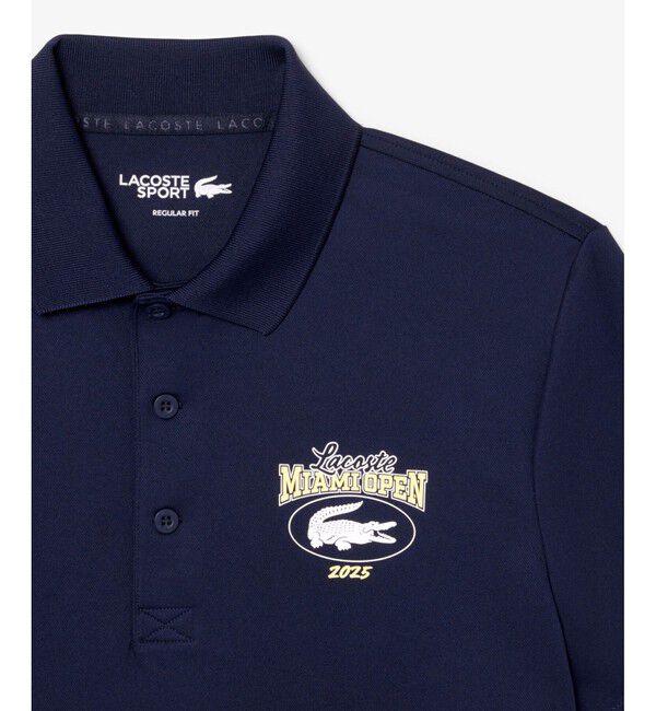 LACOSTE「2025マイアミオープンドライポロシャツ」|ポロシャツ|