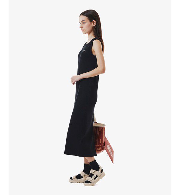 LACOSTE「ノースリーブリブニットドレス」|ワンピース|