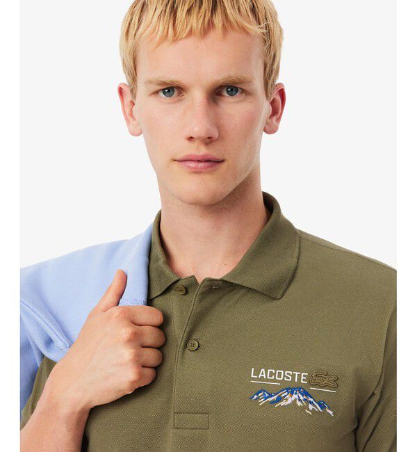LACOSTE「マウンテンステッチポロシャツ」|ポロシャツ|