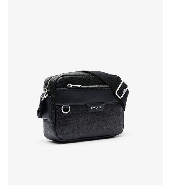 LACOSTE「オシアン レザーレポーターバッグ」|ショルダー・メッセンジャー|