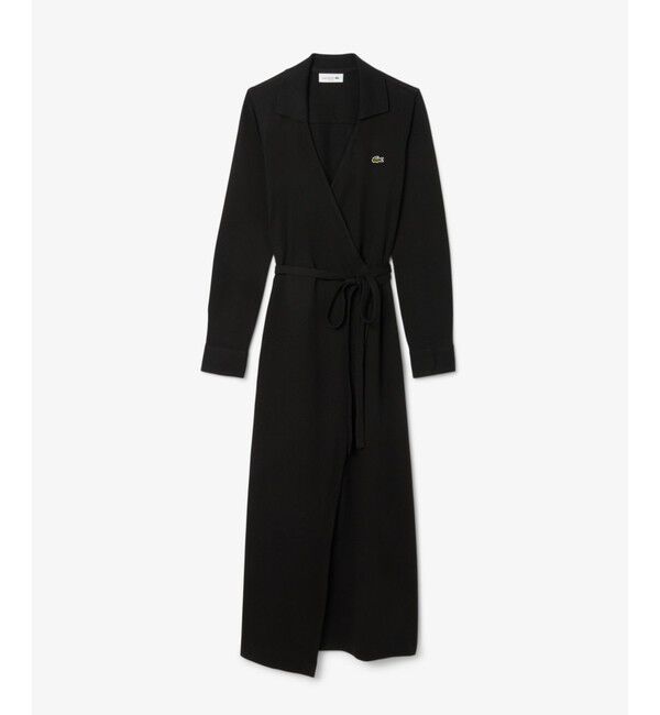 LACOSTE「ポロシャツディテールラップドレス」|ワンピース|