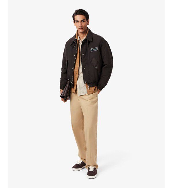 LACOSTE「オーガニックコットンフランネルチェックシャツ」|シャツ・ブラウス|