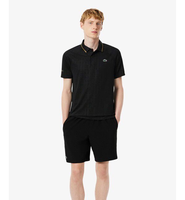 LACOSTE「【EC only】『ノバク・ジョコビッチ』ラケットプリントウルトラドライポロシャツ」|ポロシャツ|