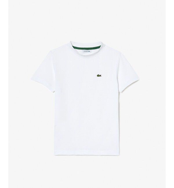 LACOSTE「【EC only】JUNIORベーシックワニロゴパッチ 半袖Tシャツ」|Tシャツ・カットソー|