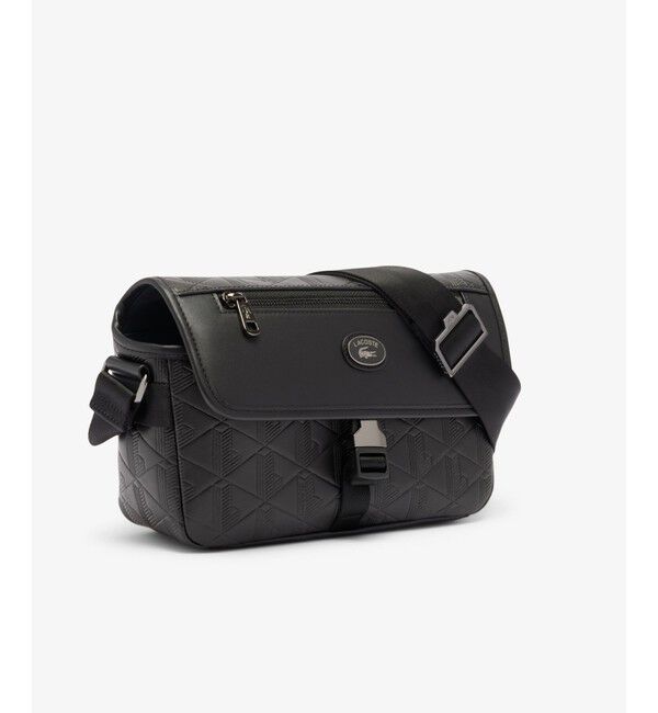 LACOSTE「モノグラム エンボスレザーミニショルダーバッグ」|ショルダー・メッセンジャー|