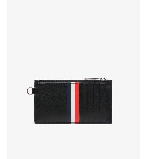 LACOSTE「トリコロールプリントレザーマルチケース」|名刺入れ・カードケース|