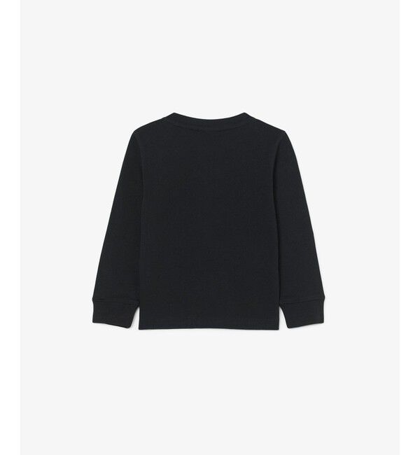 LACOSTE「【EC only】JUNIORベーシックワニロゴパッチ長袖Tシャツ」|Tシャツ・カットソー|