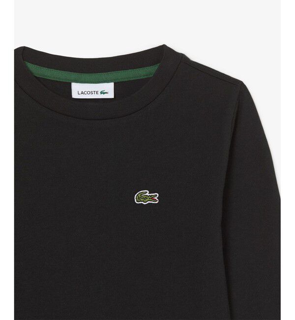 LACOSTE「【EC only】JUNIORベーシックワニロゴパッチ長袖Tシャツ」|Tシャツ・カットソー|