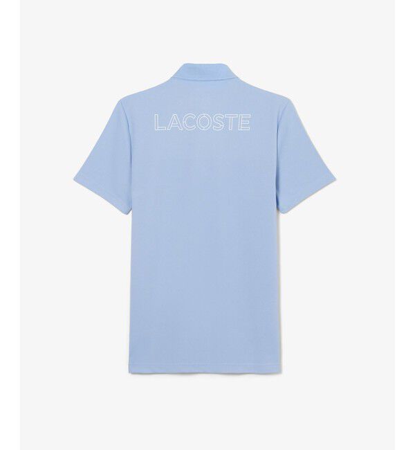 LACOSTE「バックヨークプリント ウルトラドライ鹿の子地ポロシャツ」|ポロシャツ|