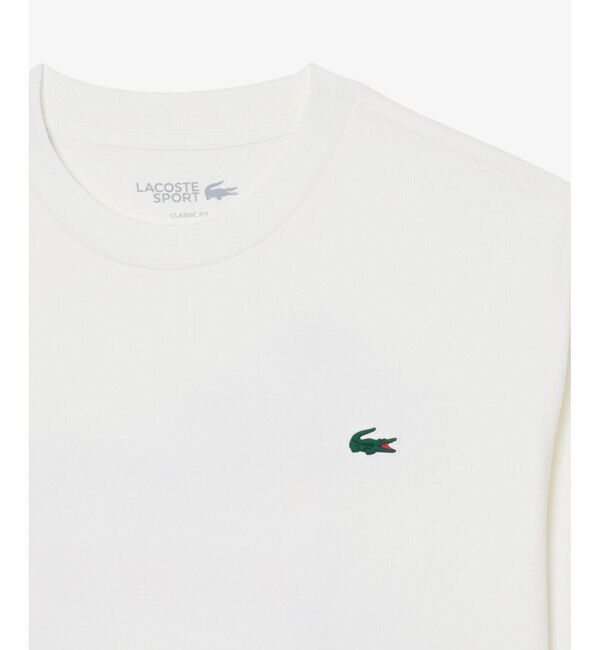 LACOSTE「ゴルフグラフィックバックプリントウルトラドライTシャツ」|Tシャツ・カットソー|