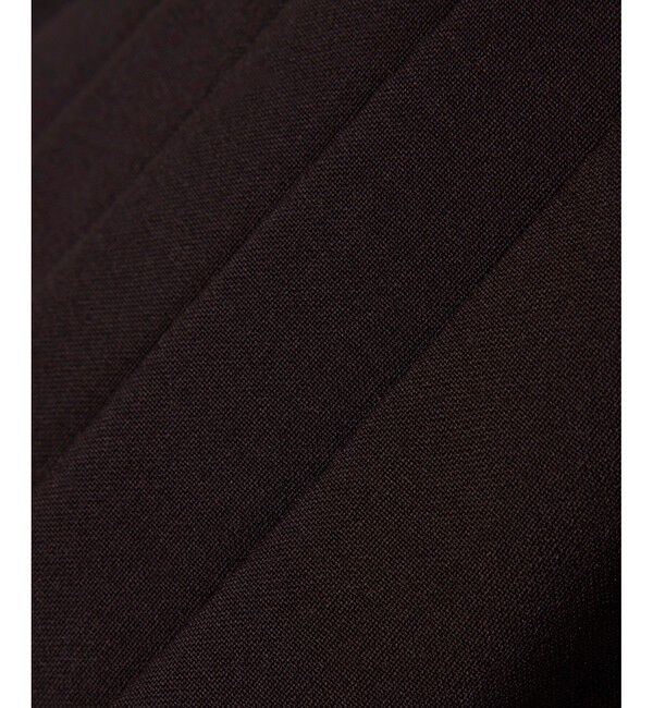 LACOSTE「ウールブレンド サイドプリーツポロドレス」|ワンピース|