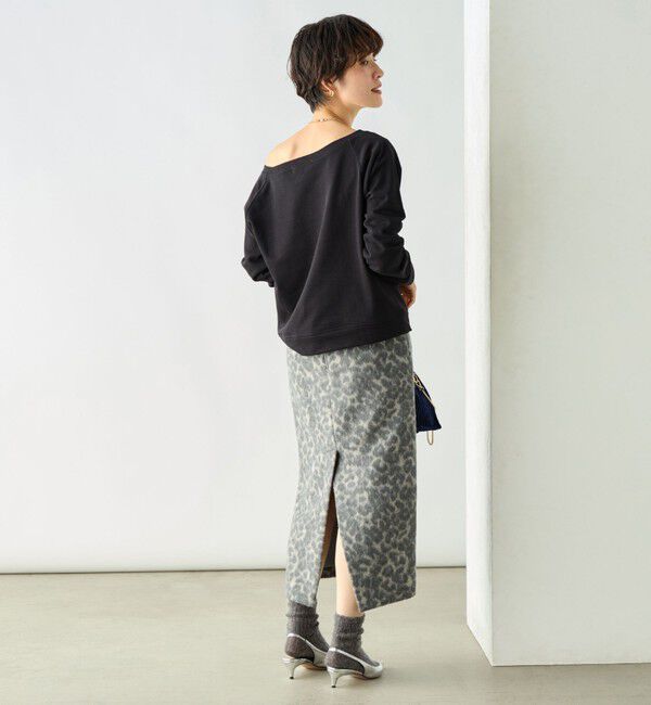 Rie Miller「ひょう柄タイトスカート」|タイト|