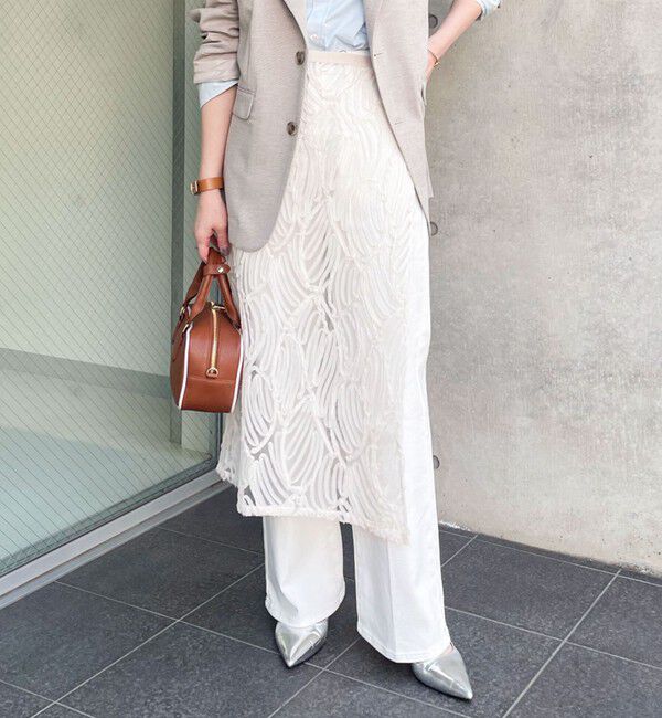 Rie Miller「【RM denim】センタープレスハイウエストデニム」|デニム|