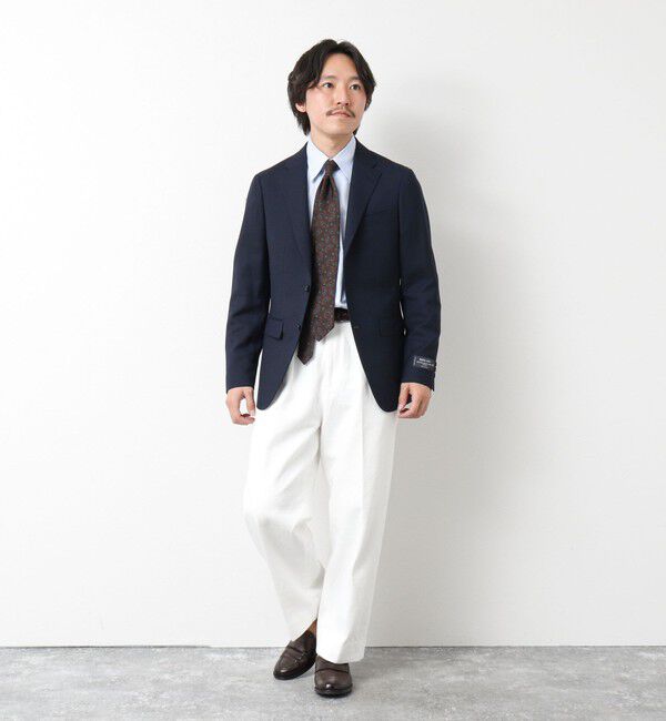 NOLLEY'S goodman「《ビジカジ対応》IMPORT FABRIC JACKET 25SS」|テーラードジャケット|