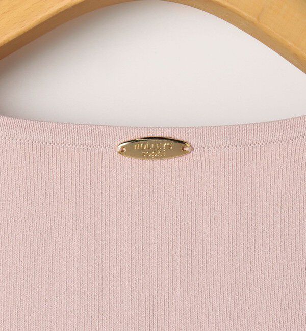 NOLLEY'S sophi「《手洗い可能》カシュクール風5分袖プルオーバーニット」|ニット・セーター|