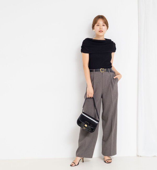 NOLLEY'S sophi「◇【WEB限定カラーあり】《手洗い可能》シアーオフショルプルオーバーニット」|ニット・セーター|