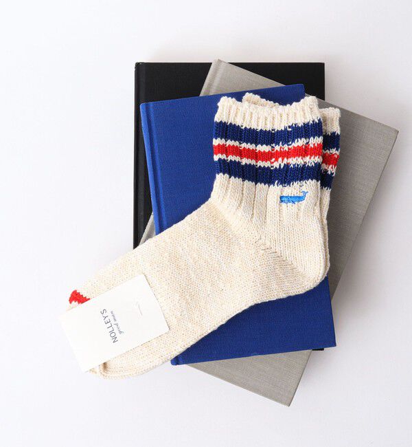 NOLLEY'S goodman「【ANONYMOUSISM/ アノニマスイズム】別注クジラクォーターラインソックス」|ソックス|