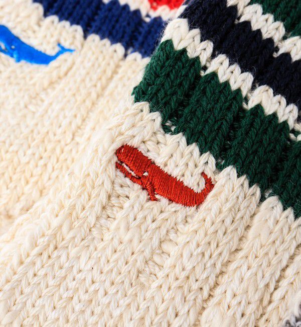 NOLLEY'S goodman「【ANONYMOUSISM/ アノニマスイズム】別注クジラクォーターラインソックス」|ソックス|