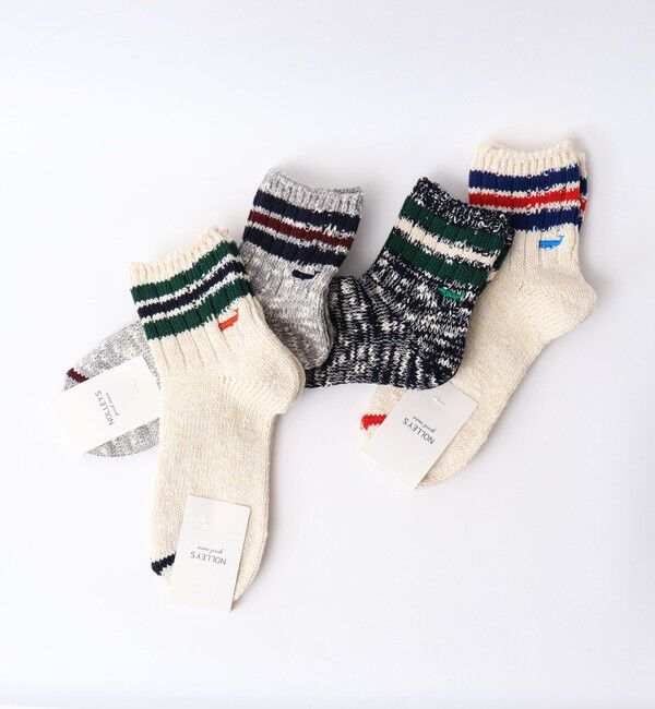 NOLLEY'S goodman「【ANONYMOUSISM/ アノニマスイズム】別注クジラクォーターラインソックス」|ソックス|