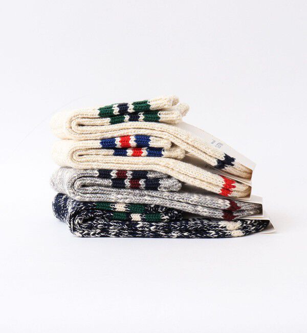 NOLLEY'S goodman「【ANONYMOUSISM/ アノニマスイズム】別注クジラクォーターラインソックス」|ソックス|