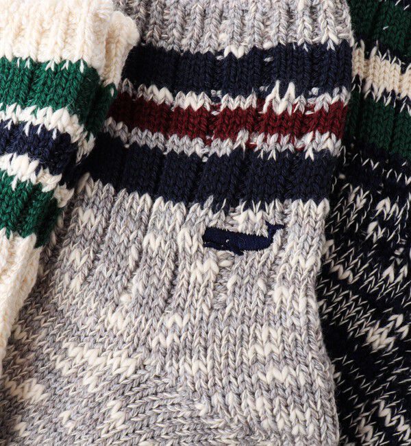 NOLLEY'S goodman「【ANONYMOUSISM/ アノニマスイズム】別注クジラクォーターラインソックス」|ソックス|