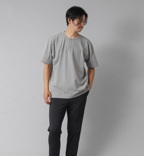 NOLLEY'S goodman「【ACTIVE SECT】《限定展開》UVカット ヘンリーネックTシャツ 25SS」|Tシャツ・カットソー|