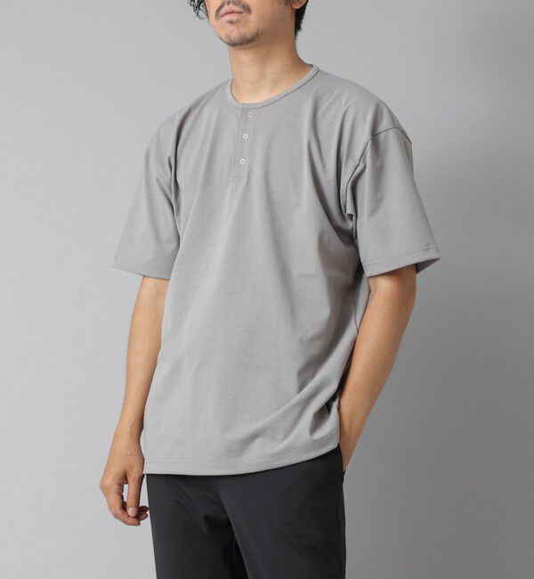 NOLLEY'S goodman「【ACTIVE SECT】《限定展開》UVカット ヘンリーネックTシャツ 25SS」|Tシャツ・カットソー|
