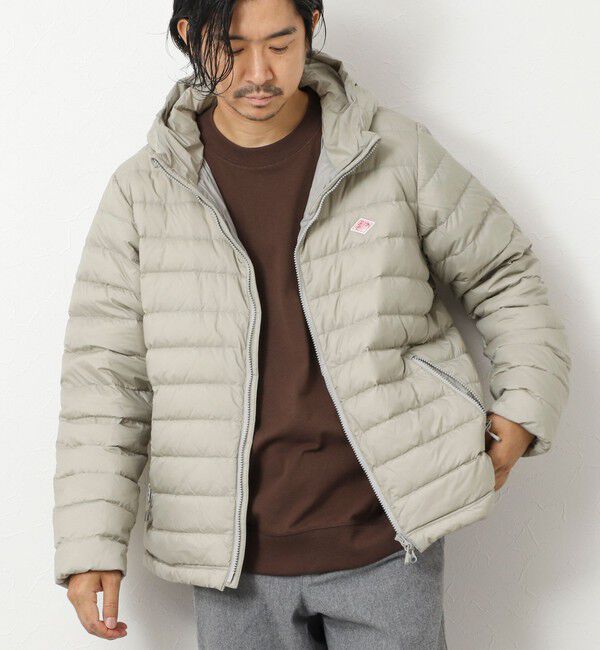 NOLLEY'S goodman「【DANTON/ダントン】DT-A0564 NRP MIDDLE DOWN HOODED JACKET」|ダウン|グレーベージュ