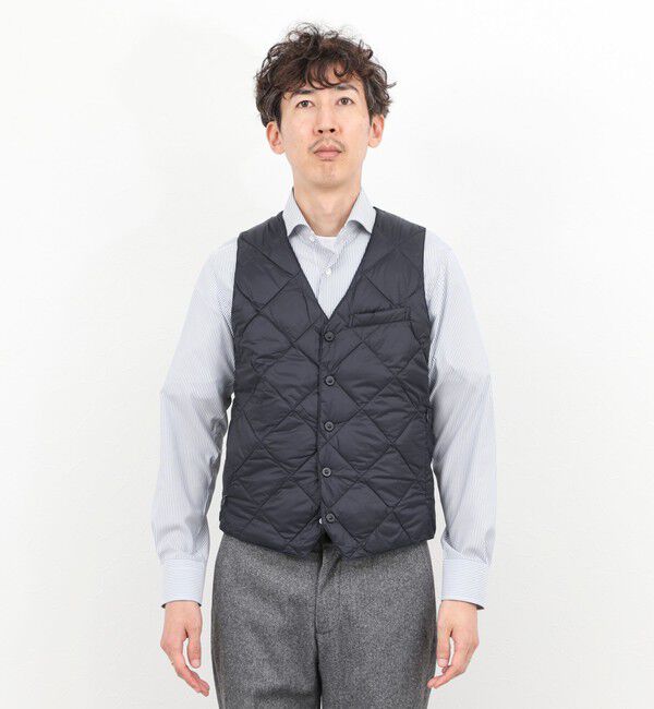 NOLLEY'S goodman「【TAION/タイオン】SINGLE SNAP BUTTON DOWN GILET 25AW」|ダウンベスト・ベスト|